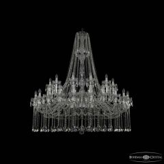 Подвесная люстра Bohemia Ivele Crystal 1413 1413/24+12/530/h-160 Ni