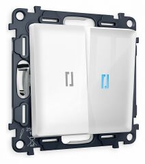 Выключатель проходной двухклавишный с подсветкой Ambrella Volt Quant MA104040