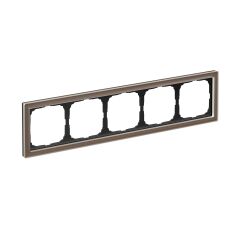  Systeme Electric ARTGALLERY PURE 5-постовая РАМКА, ОРГАНИЧЕСКОЕ СТЕКЛО МОККО