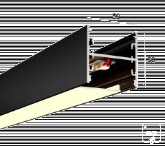  6063 Линейный светильник HOKASU 50/50 U&amp;amp;D ПРОМ NoPS (RAL9005/2250mm/LT70 — 3K/85,5W) — БЕЗ БП