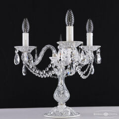 Настольная лампа декоративная Bohemia Ivele Crystal AL1602 AL16302L8/3/141-37 WMN
