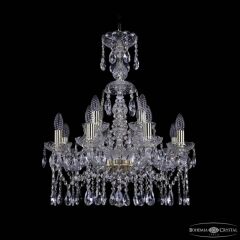 Подвесная люстра Bohemia Ivele Crystal 1413 1413/8+4/200/XL-66 G