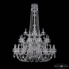 Подвесная люстра Bohemia Ivele Crystal 1402 1402/20+10+5/400/h-158/3d Ni