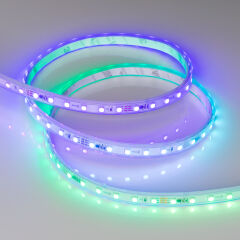 Лента герметичная SPI-PS-A120-12mm 24V RGB-PX6-BPT (23 W/m, IP67, 2835, 5m) ( Arlight , бегущий огонь)
