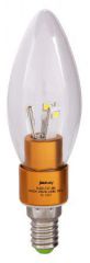 Лампа светодиодная Jazzway PLED-C37 CLEAR GOLD 3w 3000K 250 Lm E14 230/50