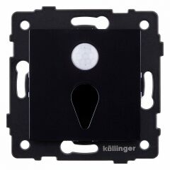 Заглушка для поста с подсветкой, без рамки Kollinger REA-044BK