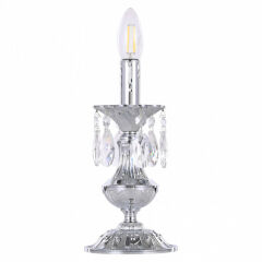 Настольная лампа декоративная Bohemia Ivele Crystal AL77 AL77200L/1-25 Ni
