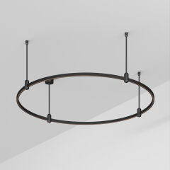 Трек ART-APRIORI-ROUND-ROD-400-R1200 (BK) ( Arlight , IP20 Металл, 3 года)
