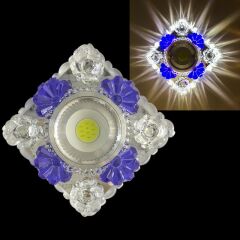  Reluce Встраиваемый светильник 42249-9.0-001PL MR16+LED3W CL/BL