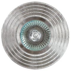 Точечный светильник De Fran FT 9957 HL "Круг с алмазной нарезкой" алюминий MR16 1 x 50 вт