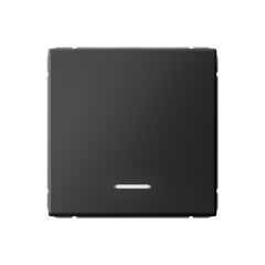  Systeme Electric ARTGALLERY 1-клавишный ВЫКЛЮЧАТЕЛЬ с подсветкой, 10АХ, механизм, быстрозажим. клем., БАЗАЛЬТ