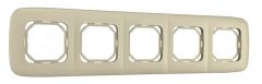 Рамка на 5 постов Arte Milano am-505.05 505.05-5.shampan