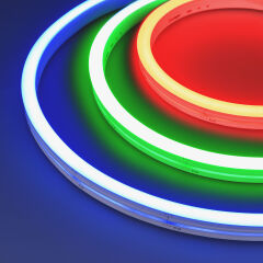 Лента герметичная WAVE-SIDE-PU-H120-06x12mm 24V RGB (8 W/m, IP68, 3m, wire x1) ( Arlight , Вывод боковой, 3 года)