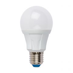  Uniel Лампа светодиодная (UL-00005036) E27 18W 3000K матовая LED-A60 18W/3000K/E27/FR PLP01WH