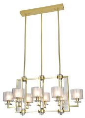Подвесная люстра Newport ALEXANDRA 4408/S mat.gold