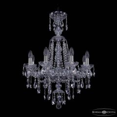 Подвесная люстра Bohemia Ivele Crystal 1415 1415/8/200/XL-76 Ni