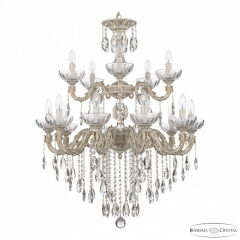 Подвесная люстра Bohemia Ivele Crystal AL7901 AL79101/10+5/250/2D B WMG P Clear/M-1H