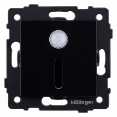 Заглушка для поста с подсветкой, без рамки Kollinger REA-045BK