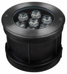 Встраиваемый светильник Jazzway PGR R130 7W 4000K 30° Сhrome IP65