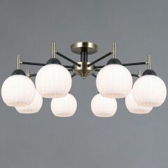 Люстра на штанге Illumico TRENTO IL0579-8CSQ-25 BK AB TRENTO