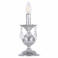 Настольная лампа декоративная Bohemia Ivele Crystal AL77 AL77500L/1-23 Ni