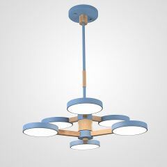 Люстра на штанге Imperiumloft TURNA Blue TURNA-DBL01