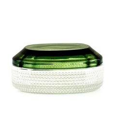 Шкатулка Cloyd CHASSE Box / шир. 13 см - зелен. стекло (арт.50017)