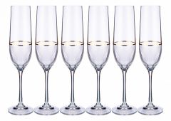  АРТИ-М Набор из 6 бокалов для шампанского Elegance 674-728