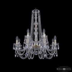 Подвесная люстра Bohemia Ivele Crystal 1402 1402/8+4/240/h-76 G