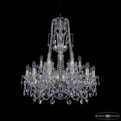 Подвесная люстра Bohemia Ivele Crystal 1411 1411/12+6/240/XL-83 G