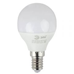 Лампа светодиодная Эра E14 6W 2700K матовая ECO LED P45-6W-827-E14