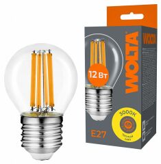 Лампа светодиодная Wolta WF-G45-12W3KE27
