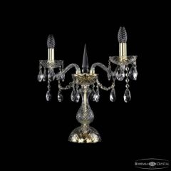 Настольная лампа декоративная Bohemia Ivele Crystal 1413 1413L/2/141-39 G