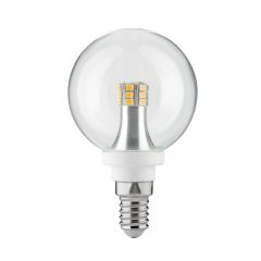  Paulmann Лампа светодиодная E14 4W 2700K шар прозрачный 28319