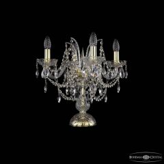 Настольная лампа декоративная Bohemia Ivele Crystal 1411 1411L/4/141-39 G