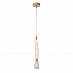 Подвесной светильник Cloyd LACONIA P1 / выс. 60 см - золото (арт.11632)