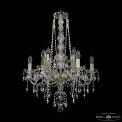 Подвесная люстра Bohemia Ivele Crystal 1415 1415/6+3/200/h-77 G