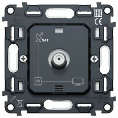 Механизм ТВ-розетки и SAT-розетки Ambrella Volt QUANT VM215