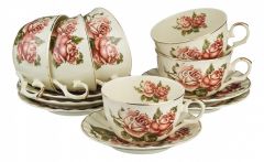  Lefard Чайный набор на 6 персон Корейская роза 69-1766