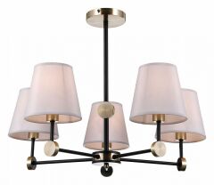Люстра на штанге Illumico CASTOR IL0394-5CSQ-24 BK AB CASTOR