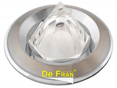 Точечный светильник De Fran FT 106 WA SNCH w "Пирамида" сатин-никель / хром + белый MR16 1 x 50 вт