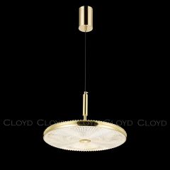 Подвесной светильник Cloyd DISCA P1 / Ø42 см - золото (арт.11252)