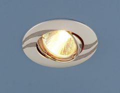 Встраиваемый светильник Elektrostandard 8012 MR16 PS/N перламутровое серебро/никель 4690389067136