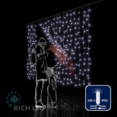  Rich LED Занавес световой RL_RL-CS2_1.5F-CT RL-CS2*1.5F-CT/W