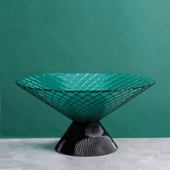 Ваза Cloyd MESO Vase / Ø35 см - зелен. стекло (арт.50024)