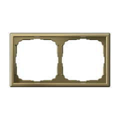  Systeme Electric ARTGALLERY 2-постовая РАМКА, универсальная, ЗОЛОТО