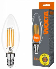 Лампа светодиодная Wolta WF-C35-9W3KE14