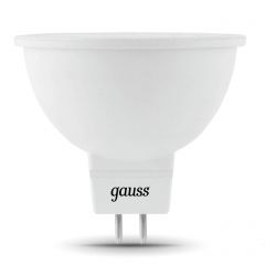Лампа светодиодная Gauss GU5.3 9W 3000K матовая 101505109