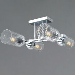 Люстра на штанге Illumico NAPLES IL0780-4CSQ-25 CR NAPLES