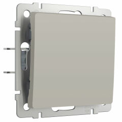  Werkel W1212004/ Выключатель одноклавишный проходной (дымчатый) W1212004